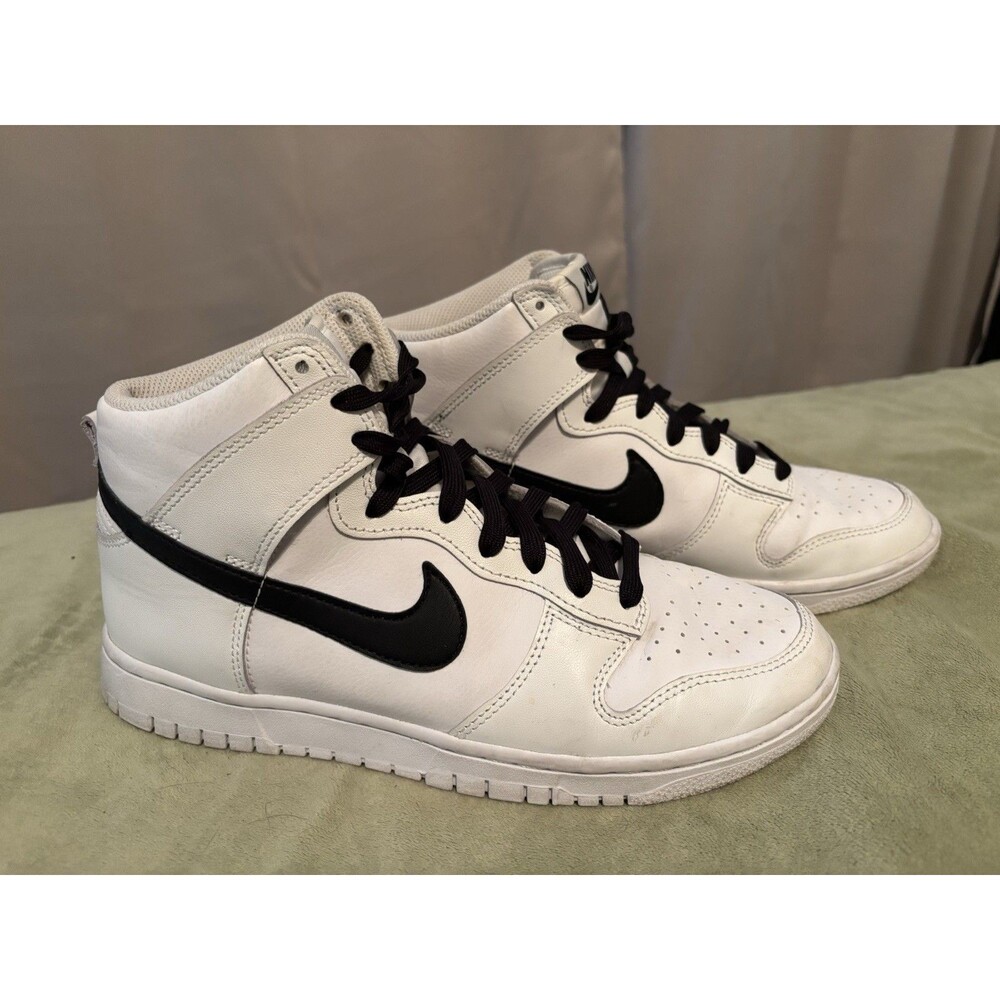 Nike Dunk High Team Red Sail/Pale Ivory Lace Up High Top Sneakers DD1869-101 Sz8